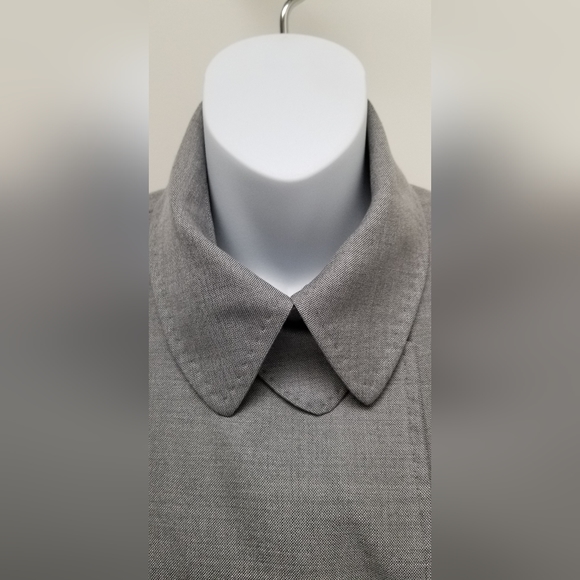 NWT Max Mara Sumatra Belted Double Breasted Wool/Silk Tailor Dress/Vest Sz US 2 - Picture 5 of 12